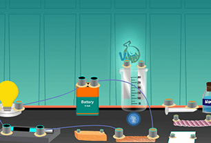 The difference of materials from each other in electrical conductivity