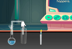 Preparation of carbon dioxide gas in the laboratory