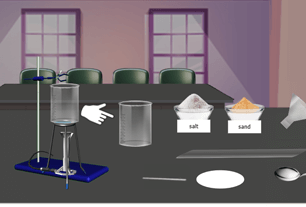 Separation of a Solid and Liquid Mixture