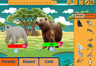 Adaptation of animals and plants ( virtual lab)